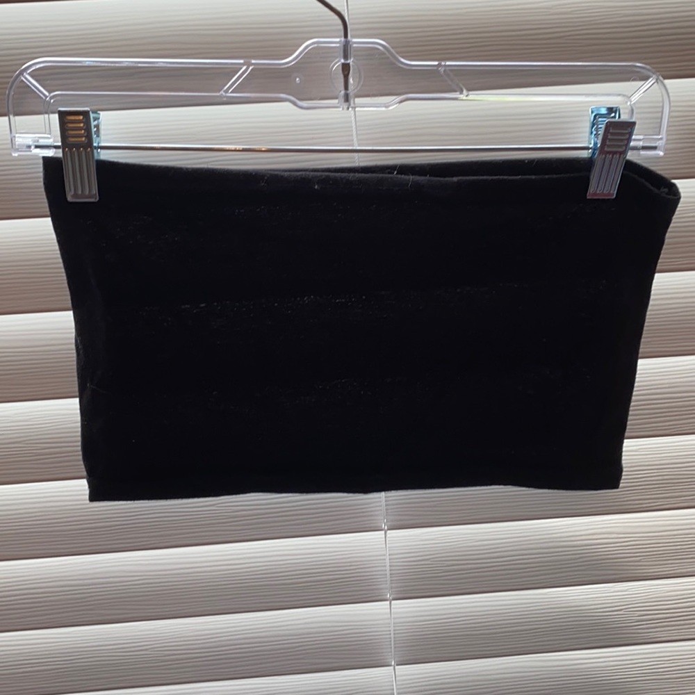 Black Romwe Tube Top